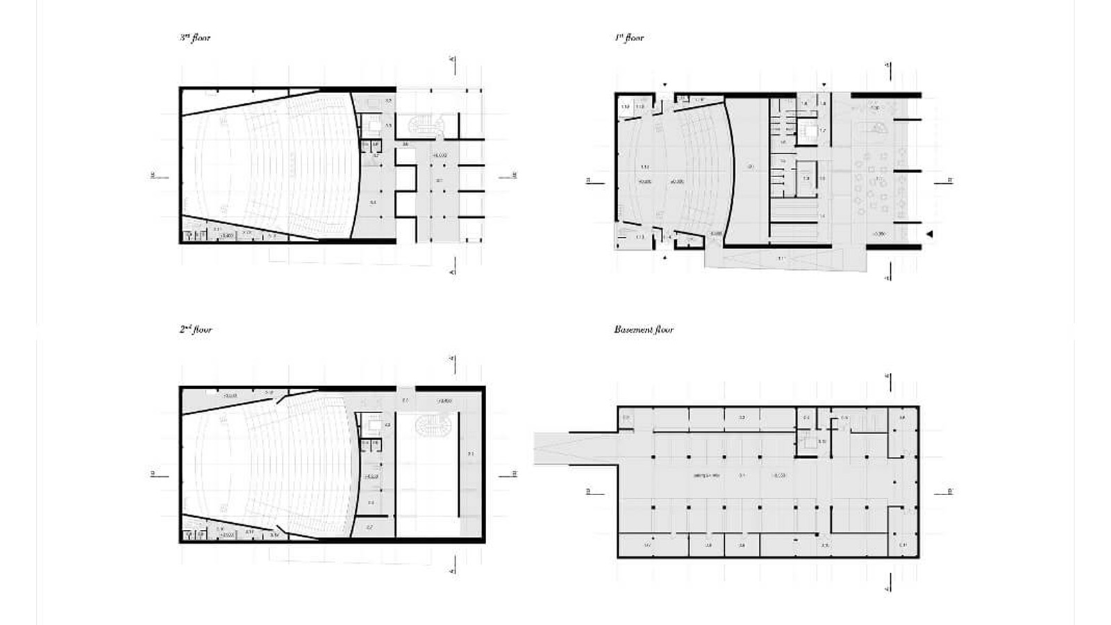 (3, 6, 'Pudorys.jpg', 'Návrh kina', 'Současná architektura a statické řešení objektu velmi podmiňuje řešení budoucí. Přestavba v maximální míře zachovává nosnou a výplňovou konstrukci obvodových stěn. Toto řešení je úsporné jak ekonomicky, tak z hlediska šetrnosti ke statice objektu. Akcentuje několik původně použitých architektonických principů, které jsou pro dům zcela zásadní a příznačné. Lapidárnost původního řešení spočívající v jednoduchém kvádru, který je narušen jen hmotami zavěšených schodišť, návrh recykluje a zdůrazňuje. Nový přístup do sálu je řešen prostřednictvím bezbariérové rampy. Ta je přistavěna k jihozápadní straně objektu do nejfrekventovanější ulice. Návštěvníci po ní kráčející tak vytvářejí téměř divadelní představení pro kolemjdoucí chodce. Tato transparentnost rampy navíc napovídá, že se jedná o veřejný objekt. Dalším původně užitým kompozičním principem je velmi přísná symetrie. Ta dodává stavbám vážnost, ale zároveň je poněkud triviální. Proto ji záměrně, přesto velmi jemně narušujeme asymetrickým použitím rampy pouze na jedné z bočních fasád. Tato nuance dodá jednoduchému kvádru na zábavnosti a navíc je výhodná z provozního hlediska, kdy jen jedna strana vstupního foyer je průchozí. Rozměry kinosálu zůstávají nezměněny, díky použití přístavby rampy neitervenujeme do konstrukce podlahy sálu ani jeho stupňovitosti – vyjma střední části, kde jedna řada sedadel je zrušena a nově určena pro uličku a vozíčkáře. Razantně se však mění provozní schema pohybu návštěvníků v objektu. Do čela budovy je vestavěna konstrukce vytvářející prostorově velmi bohaté foyer s kavárnou, galerií, dětským koutkem a víceúčelovým prostorem, který lze snadno využít pro komunitní účely, kroužky, výstavy apod. Vstupní foyer má velmi těsnou vazbu na nově řešený prostor před kinem, zasklení umožňuje jeho úplně otevření do náměstí. Umístění kavárny do přízemí objektu dokáže jednak oživit náměstí a zároveň – ve srovnání se současným umístěním v patře – přitáhnout daleko více návštěvníků. Živý parter objektu totiž vytváří i živé město a to je zejména v sídlištní krajině více než žádoucí, protože živé město velmi úzce souvisí s bezpečností místa a vnímáním místa veřejností.', 'AS', 'Helena Sosnová (Suchá), Vojtěch Sosna, Karel Filsak, Jakub Straka, Anna Schneiderová, Jakub Straka, Jáchym Svoboda, ', 'Frýdek Místek', '2015', 'Architektonická soutěž', None)